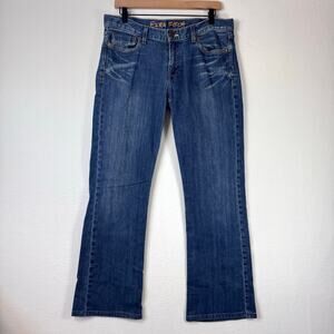 EZRA FITCH Jeans Womens Vintage Abercrombie Mid Rise Bootcut Leg Y2K Cowgirl 30